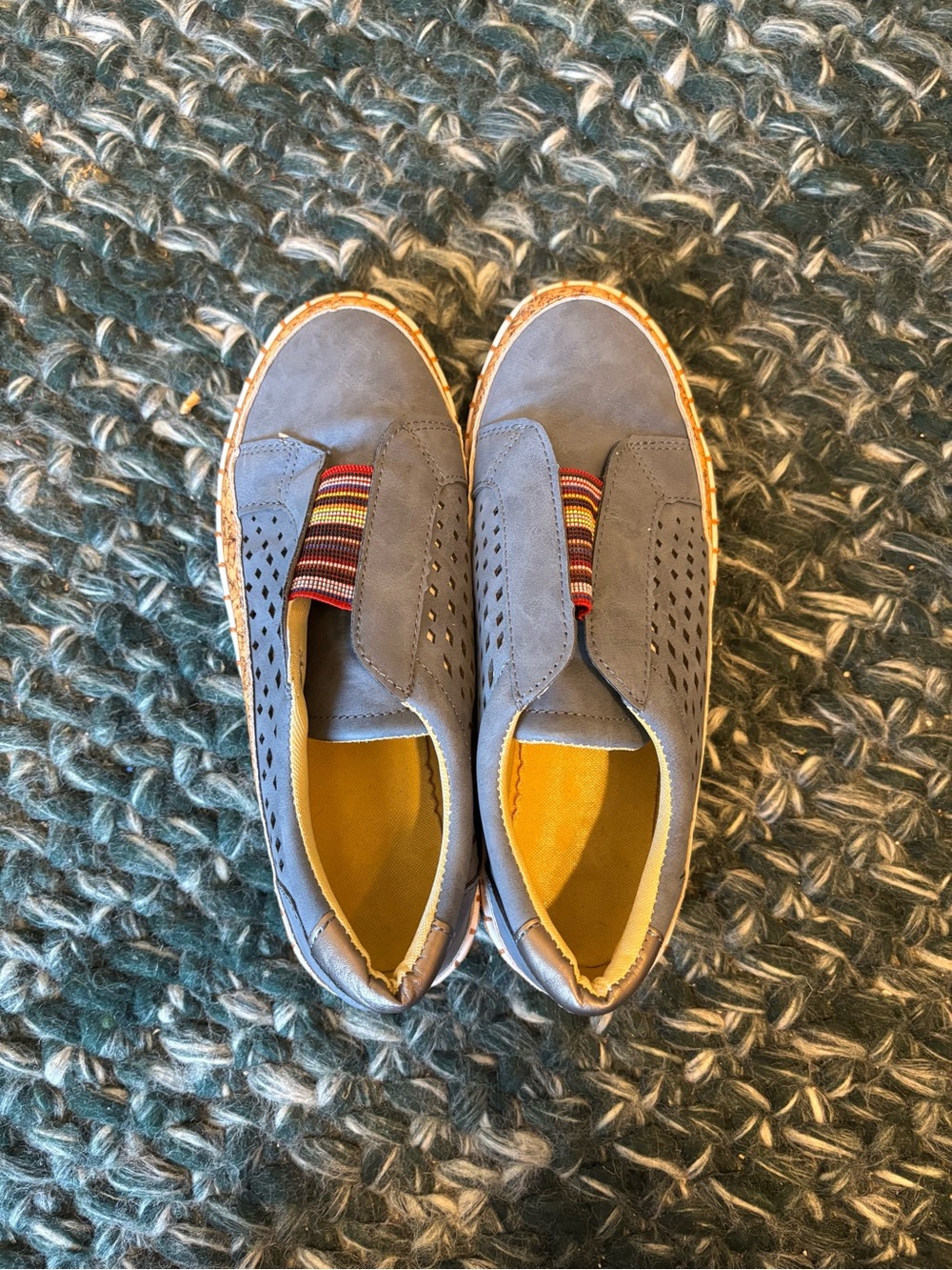 amazon fashion faux suede slip on sneakers